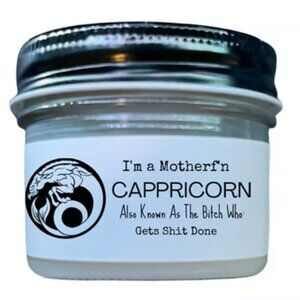Capricorn Candle - Zodiac Candle - True Capricorn - Gift for Capricorn